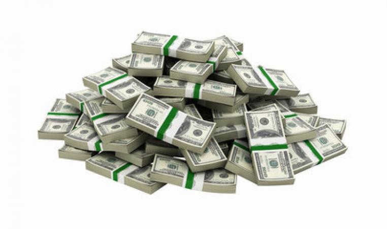 Stacks of cash